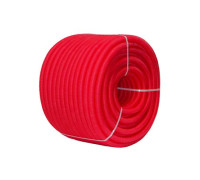 Труба гофрированная Uni-Fitt 28 мм красная (для труб 20 мм) 50 м 583R2805