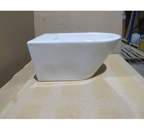 Биде подвесное GSI Kube X 550x360 мм с отверстием под смеситель без крепежа 9465111