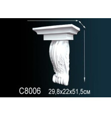 Консоль декоративная Perfect полиуретан C8006