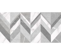 Плитка настенная Laparet Venus серый узор 200х400 мм 08-00-06-2681