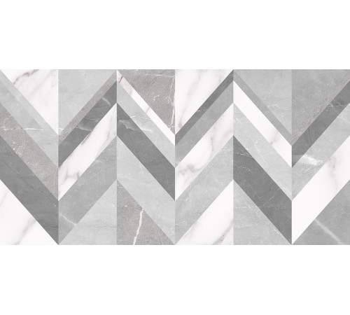 Плитка настенная Laparet Venus серый узор 200х400 мм 08-00-06-2681