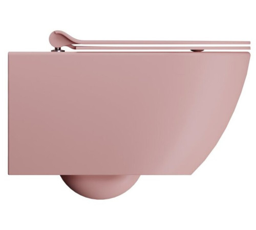 Унитаз подвесной безободковый GSI Pura 550x360 мм Swirlflush Blush Matte 8815FR524