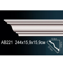 Карниз потолочный Perfect AB221 полиуретановый AB221