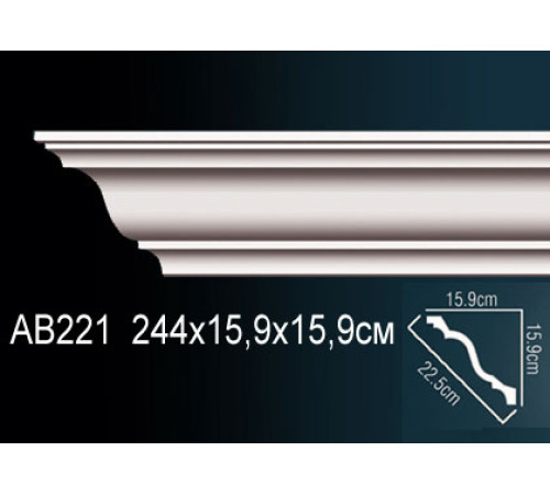 Карниз потолочный Perfect AB221 полиуретановый AB221