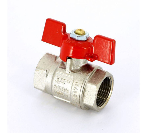 Кран шаровой Uni-Fitt ETALON 3/4 ВВ полнопроходной бабочка 110T3000