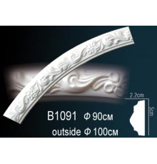 Молдинг на арку полиуретановый Perfect B1091