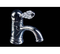 Смеситель для раковины Boheme Crystal одноручковый хром 261-CRST