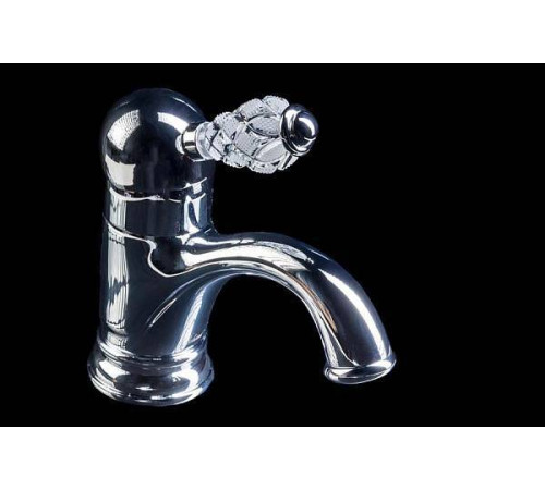 Смеситель для раковины Boheme Crystal одноручковый хром 261-CRST