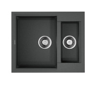 Кухонная мойка Omoikiri Sakaime 60-2-PL Tetogranit 60x50 см платина 4993915