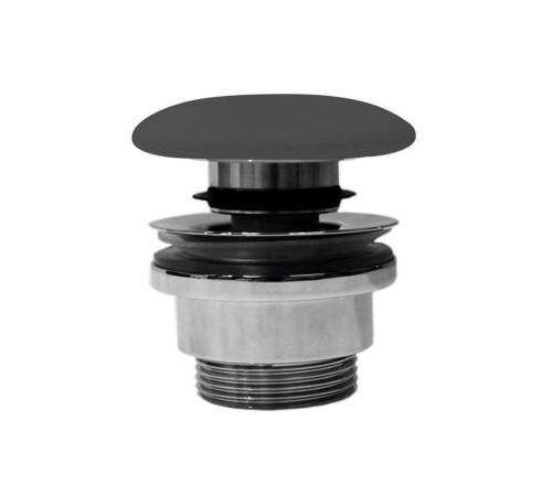 Донный клапан клик-клак GSI PCS26 для раковин и биде с переливом Ardesia матовый PCS26