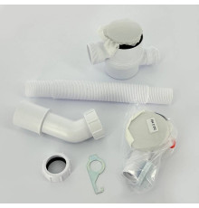 Слив-перелив для ванны McAlpine MRB11-MBL 330-700х34 мм матовый черный MRB11-MBL