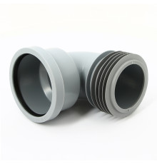 Отвод канализационный McAlpine 90° 110 мм L175 мм WC-CON8
