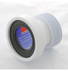 Труба фановая Acaplast L=140 мм угол 14° с манжетой 97-107/110 мм 508953