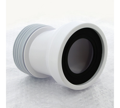 Труба фановая Acaplast L=125 мм с манжетой и смещением 40 мм 97-107/110 мм 508951