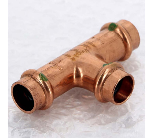 Тройник пресс медный Viega Profipress 15 мм 291952