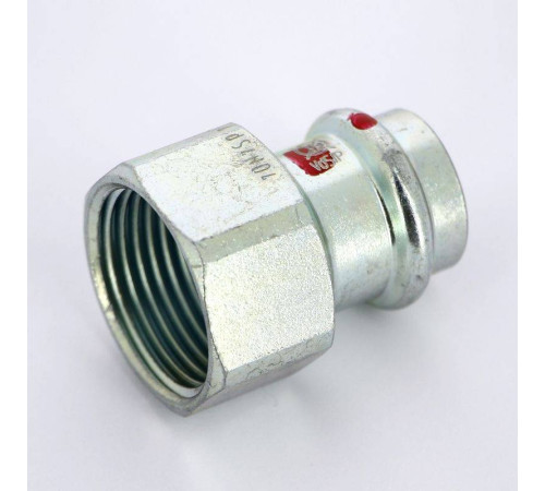 Муфта переходная пресс-В Viega Prestabo 22х1 оцинкованная сталь 642167