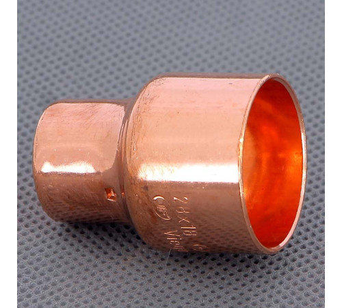 Муфта редукционная медная Viega 28х18 мм пайка 106256