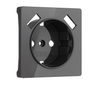 Накладка для розетки USB (графит акрил) W1179544