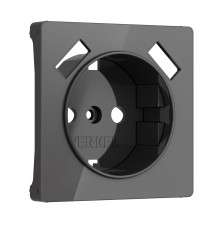 Накладка для розетки USB (графит акрил) W1179544