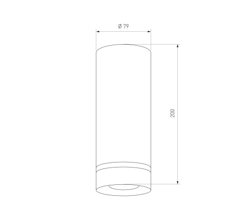 Накладной светодиодный светильник DLR022 12W 4200K белый матовый