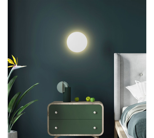 Настенный светильник 6009 Luna White