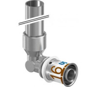 Угольник для подключения радиатора Uponor S-Press PLUS 16-15CU L=150 мм 1070650