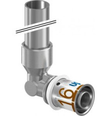 Угольник для подключения радиатора Uponor S-Press PLUS 16-15CU L=150 мм 1070650