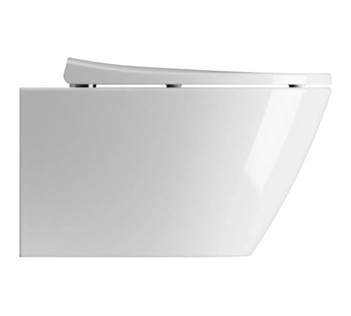 Сиденье для унитаза GSI Modo Soft Close белое глянцевое MS98C11