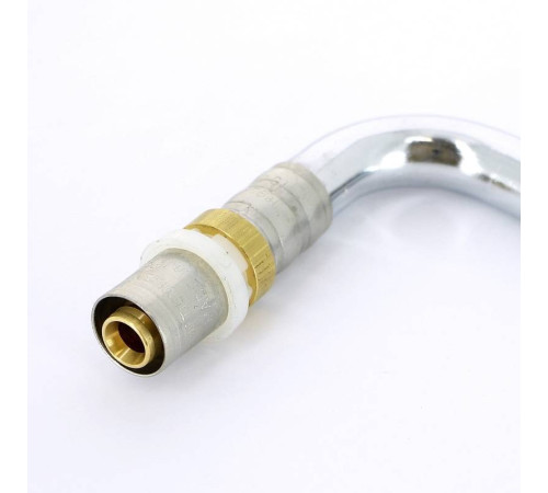 Угол пресс с трубкой для подключения радиатора Tiemme 16x15 мм L=300 мм 1650066