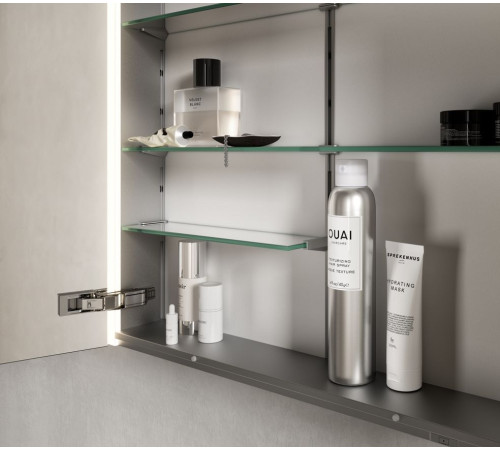 Зеркальный шкаф KEUCO Somaris 1000х710х127 мм 2 дверцы настенный 14503 002100