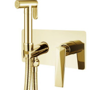 Гигиенический душ Boheme Venturo со смесителем золото глянцевое 387