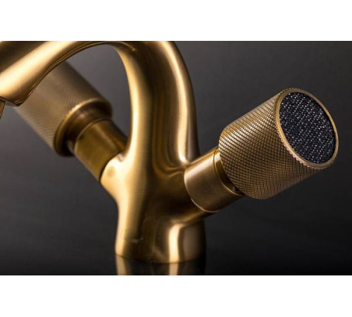 Смеситель для раковины Boheme Royal Cristal высокий золото 292-Royal/CRST