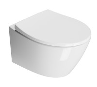 Уценка. Унитаз подвесной безободковый GSI Modo 520х370 мм белый глянцевый 981611_УЦ/13