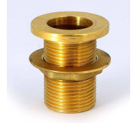 Выпуск резервуарный Tiemme 1 НР с фланцем и контргайкой без заглушки 1500176