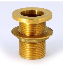 Выпуск резервуарный Tiemme 1 НР с фланцем и контргайкой без заглушки 1500176