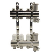 Блок коллекторный Kromwell EUROS 1 с термостатическими вставками и воздухоотводчиками 3 выхода 3/4 EK EU.ST6079350