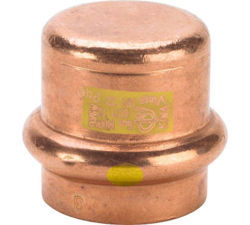 Заглушка пресс Viega Profipress G 22 мм медь с уплотнением HNBR 352813