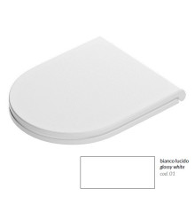 Сиденье для унитаза Artceram File 2.0 Flat Soft Close белое глянцевое FLA016 01 71