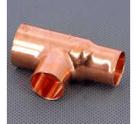 Тройник медный под пайку Viega 22х18х18 мм 103217