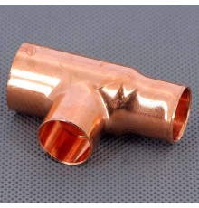 Тройник медный под пайку Viega 22х18х18 мм 103217