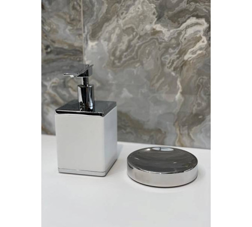 Мыльница Boheme 10963-CR настольная круглая хром 10963-CR