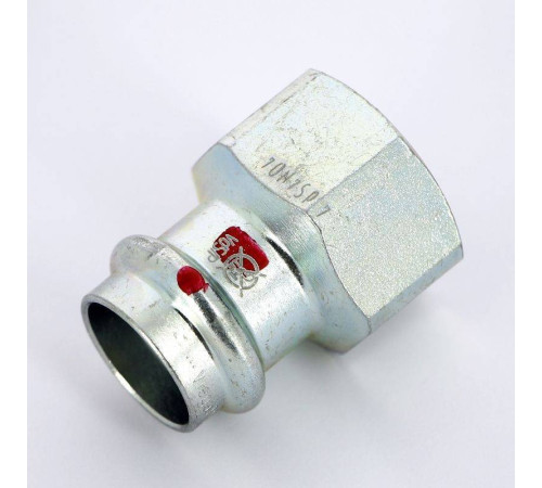 Муфта переходная пресс-В Viega Prestabo 22х1 оцинкованная сталь 642167