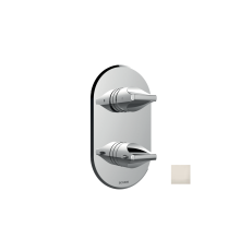 Внешняя часть термостата Bossini Apice Z00500.094 на 2-5 выходов Никель шлифованный