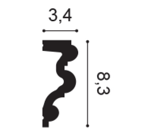 Молдинг Orac Decor Heritage New Classics Autoire P4025