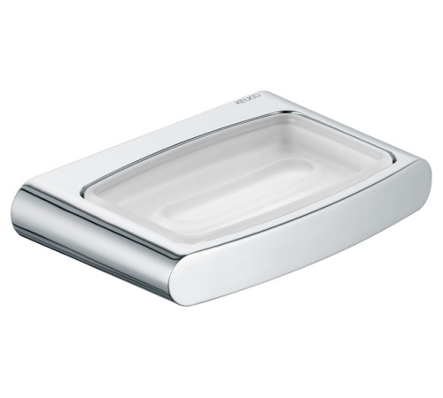 Мыльница хрустальная матовая KEUCO ELEGANCE NEW белая 11655 009000