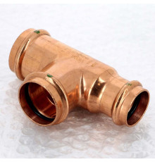 Тройник пресс медный Viega Profipress 35x28x35 мм 365080