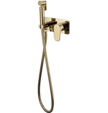 Гигиенический душ встраиваемый Boheme Spectre со смесителем золото 457-G