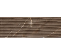 Плитка настенная LB-CERAMICS Миланезе марроне волна 20х60 см 1064-0164-1001