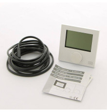 Радиотермостат комнатный электронный Uni-Fitt с дисплеем и выносным датчиком 347M2000