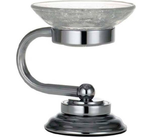 Мыльница Boheme Murano настольная 11.5х12х14.5 см хром 10910-CR